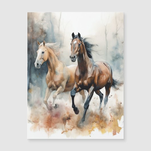 西部野馬磁気カード (正面)