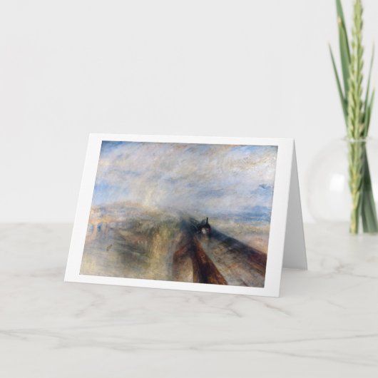 西部鉄道素晴らし、ウィリアム・ターナー、1844年 カード (正面)