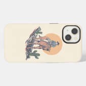 西部開拓時代のカウボーイ iPhoneケース (裏面横)