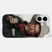 西部開拓時代の酒場にいるスペイン風のランチェロカウボーイ Case-Mate iPhoneケース (裏面 (横))