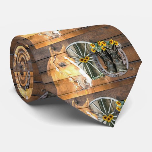 西部馬車馬蹄型カウボーイブーツ ネクタイ (ロール)