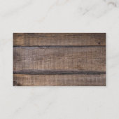 西部馬車馬蹄型カウボーイブーツ 名刺 (裏面)