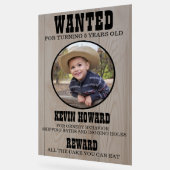 西部 ワンテッド ポスター 誕生日 サイン オン (傾斜)