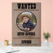 西部 ワンテッド ポスター 誕生日 サイン オン (ウェディング)