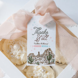 西部 性別発表 カウボーイ or コウガール ギフトタグ