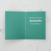 西部 馬 母の日 1 カスタム カード (内部)