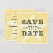 西部 Save the Date（両面） セーブザデート (正面/裏面)