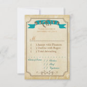 西部RSVPカード 出欠カード (正面)