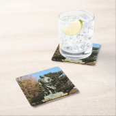 西郷隆盛(最後の侍)・犬像 スクエアペーパーコースター (インサイチュ)