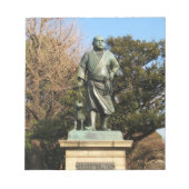 西郷隆盛（最後の侍）・犬像 ノートパッド (正面)