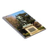 西郷隆盛（最後の侍）・犬像 ノートブック (右側)