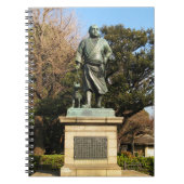 西郷隆盛（最後の侍）・犬像 ノートブック (正面)