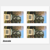 西郷隆盛（最後の侍）・犬像 長方形シール (シート)