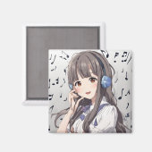 西野まりなオリジナルマグネット マグネット (正面/裏面)