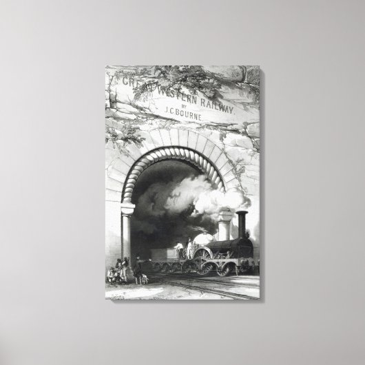 西鉄素晴らし道1846年 キャンバスプリント (正面)