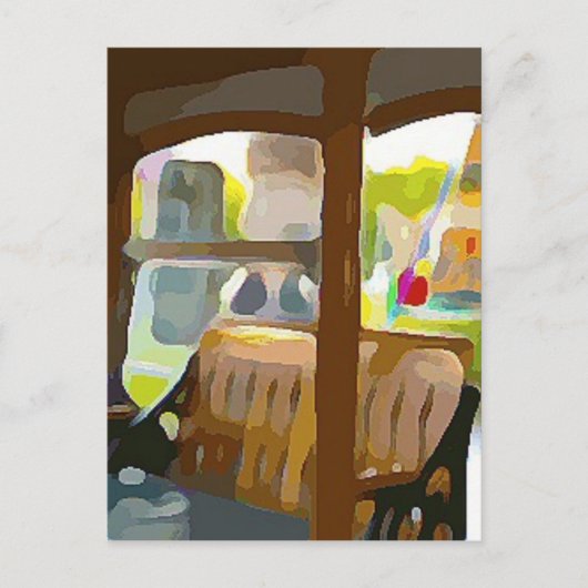 西鍵のクリスマス シーズンポストカード (正面)