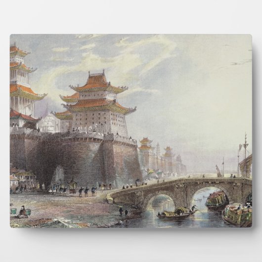 西門Peking, c.1850 (色のリトボ) フォトプラーク (正面)