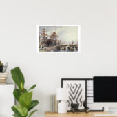 西門Peking, c.1850 （色のリトボ） ポスター (ホームオフィス)