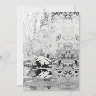 西霜の降りたフォークの木 シーズンカード