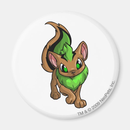 西風の緑 マグネット (正面)