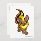 西風の黄色 ポストカード (正面/裏面)