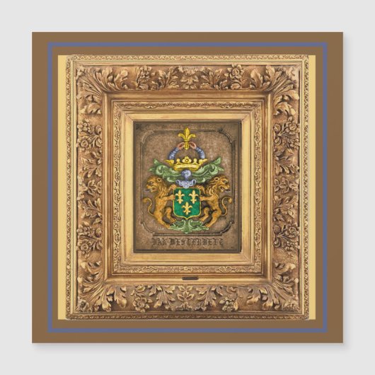 西風オランダ家族の紋章。 (正面)