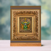 西風オランダ家族の紋章。 アクリルサイン (ニュートラル)