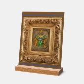 西風オランダ家族の紋章。 アクリルサイン (傾斜)