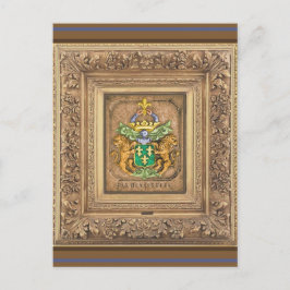 西風オランダ家族の紋章。 ポストカード