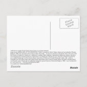 西風オランダ家族の紋章。 ポストカード (裏面)