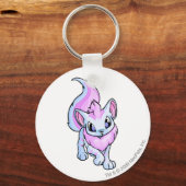 西風ストライプの船 キーホルダー (正面)