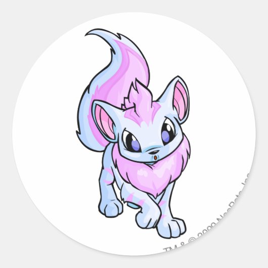 西風ストライプの船 ラウンドシール (正面)