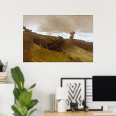 西風、ウィンスローホーマー ポスター (ホームオフィス)