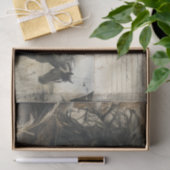 西馬と女の子のステンドデコパージュ 薄葉紙 (ギフト)