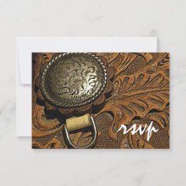 西馬サドル国の結婚式RSVP応答 出欠カード