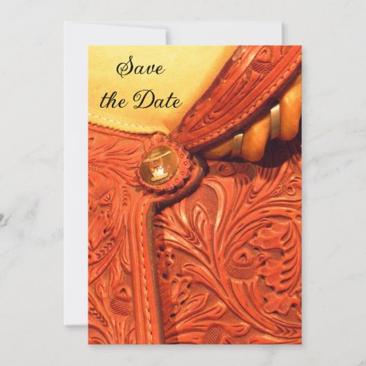 西馬サドル国結婚式の日付を保存 セーブザデート (正面)