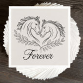 西馬国エレガント式素朴結婚式 スタンダードカクテルナプキン