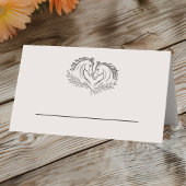 西馬国エレガント式素朴結婚式 プレイスカード