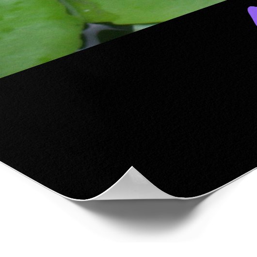 西馬場氏の引用文によるロータスのポスター ポスター (角)