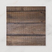 西馬馬蹄車車輪カウボーイブーツ スクエア名刺 (裏面)