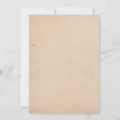 西3歳の誕生日に狂ったカウボーイ 招待状 (裏面)