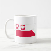 西WWIIのポーランドの空軍 コーヒーマグカップ (左)