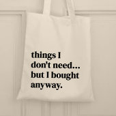 要らないけど持ってきたんだ トートバッグ