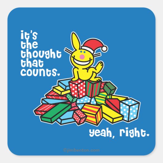 要る考え物 スクエアシール (正面)