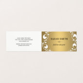 要エレガント素 名刺 (外部フラット)