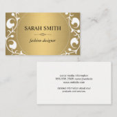 要エレガント素 名刺 (正面/裏面)