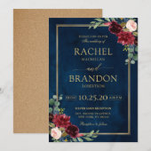 要カスタム求 招待状 (正面/裏面)