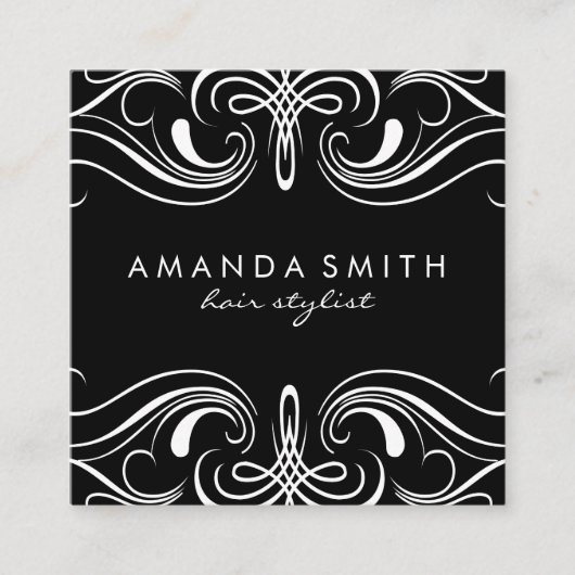 要ファンシー素 スクエア名刺 (正面)