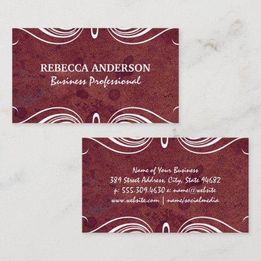 要ファンシー素 |テクスチャの背景 名刺 (正面/裏面)