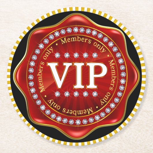 要人 ラウンドペーパーコースター (正面)